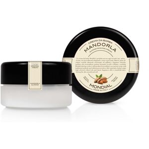 Mondial Shaving Barbercreme i plasticskål, Mandel, 150 ml.