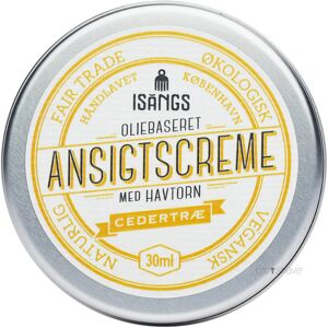 Isangs Ansigtscreme med Havtorn, Cedertræ, 30 ml.