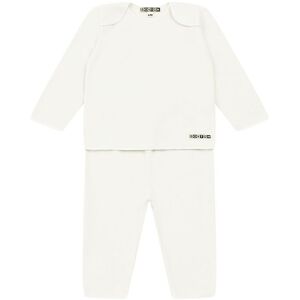 Bonton Sæt - Bluse/bukser - Fleece - Creme - Bonton - 1 År (80) - Bluse