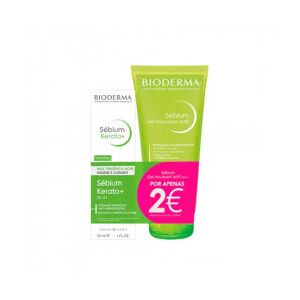 Bioderma Sébium Kerato+ 30mL + Sébium Gel Moussant Actif 200mL