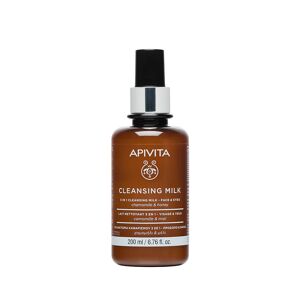 Apivita Leche Limpiadora 3 en 1 Rostro y Ojos 200ml