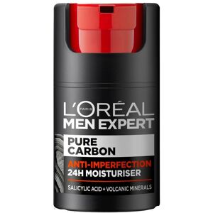 L'Oréal Paris Hidratante facial de carbón puro Men Expert 50mL