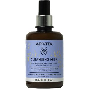 Apivita Leche limpiadora 3 en 1 para rostro y ojos 300mL