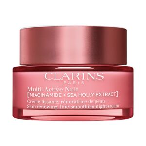 Clarins Crema de noche multiactiva alisadora de líneas para renovar la piel 50mL