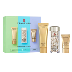 Elizabeth Arden Ceramide Cápsulas de Ácido Hialurónico Sérum Hidra-PlumpingHA Ceramide 60 cáps. Limpiador 50mL Lift & Firm Día 15mL 1 un.