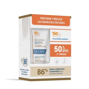 Ducray Melascreen Fluido Protector Anti-Manchas SPF50+ 2x50ml