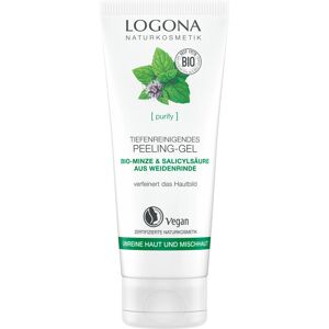 Logona Peeling-gel purificante con Menta Bio y Ácido Salicílico