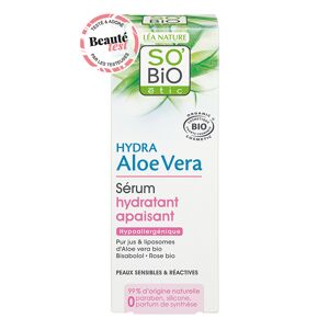 SO'BiO étic Sérum hidratante calmante Hydra Aloe Vera
