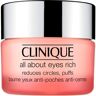 Clinique El bálsamo enriquecido All About Eyes reduce las ojeras y las bolsas 15mL