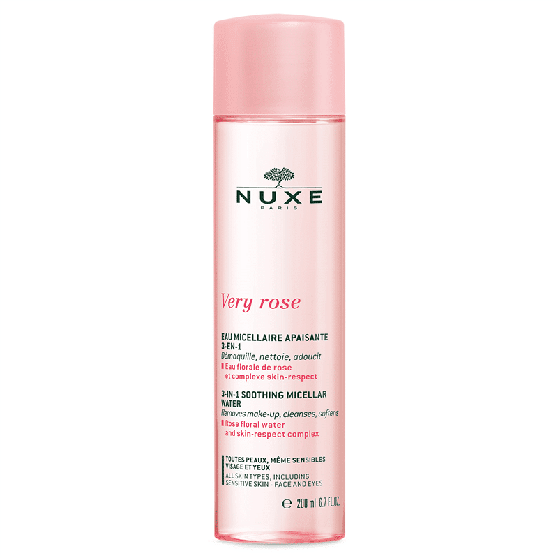 Agua Micelar desmaquillante Very Rose Agua Micelar Calmante de Nuxe 200 ml