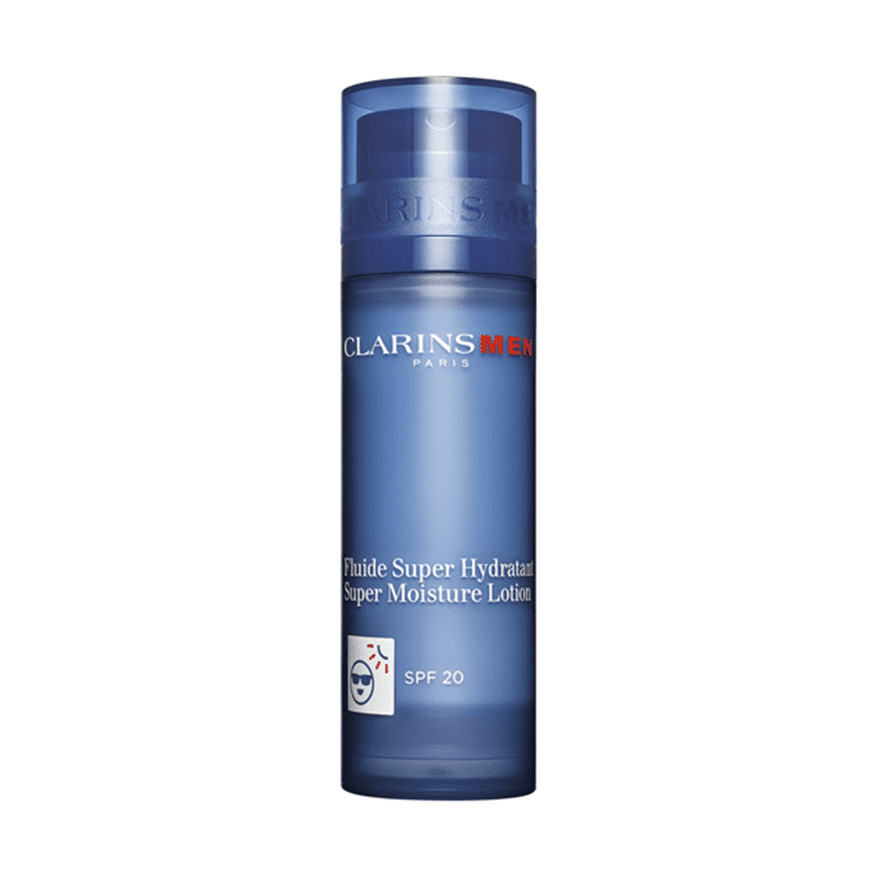 Loción hidratante Men Fluide Super Hydratant Spf20 de Clarins 50 ml