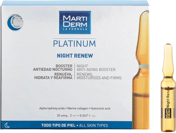 Martiderm Platinum Night Renew Ampollas x30