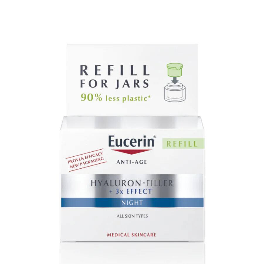 Eucerin Hyaluron-Filler Crema de Noche Efecto 3x Recambio 50ml