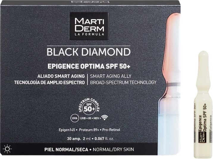 Martiderm Black Diamond Epigence Optima SPF50+ Ampollas x30