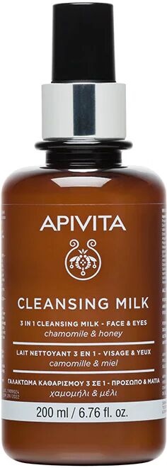 Apivita Leche Limpiadora 3 en 1 Rostro y Ojos 200ml