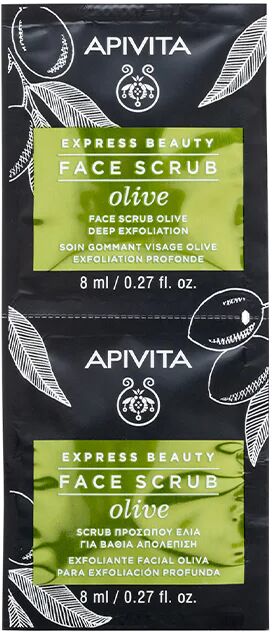 Apivita Express Beauty Mascarilla Exfoliante Oliva 2x8ml