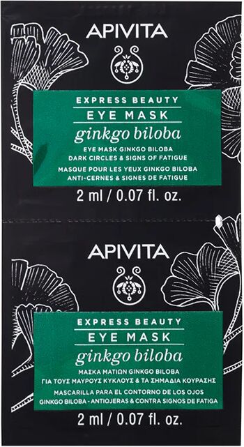 Apivita Express Mascarilla Belleza Ginkgo Biloba 2x2ml