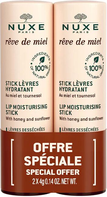 Nuxe Rêve de Miel Barra de Labios Hidratante 2x4ml