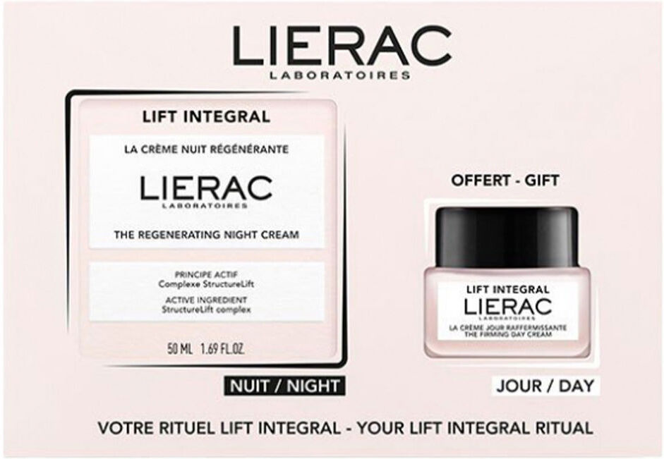 Lierac Lift Integral Crema De Noche Regenerante Estuche 2 pz