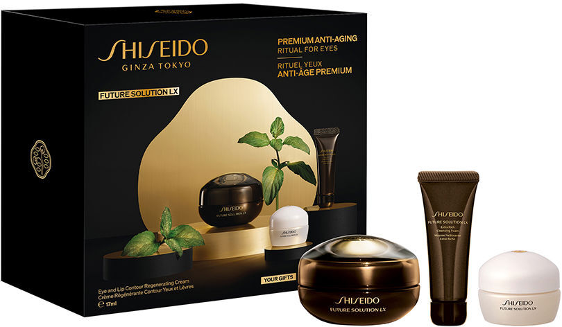 Shiseido Future Solution Lx Crema Contorno De Ojos Y Labios Estuche 3 pz