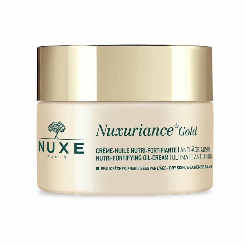 Nuxe Crema-aceite nutritiva Nuxuriance Gold para pieles secas 50mL