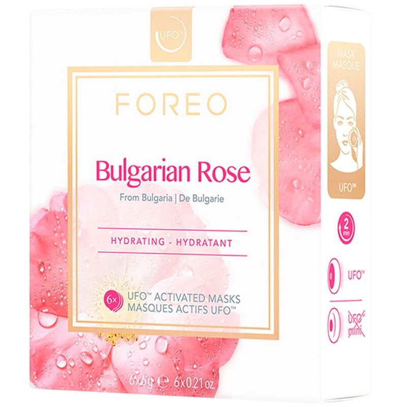 Foreo Ufo Activated Masks Farm to Face Collection Rosa búlgara 6x6g