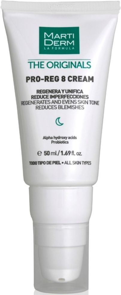 Martiderm Crema regeneradora Pro-Reg 8 con probióticos Aha 50mL