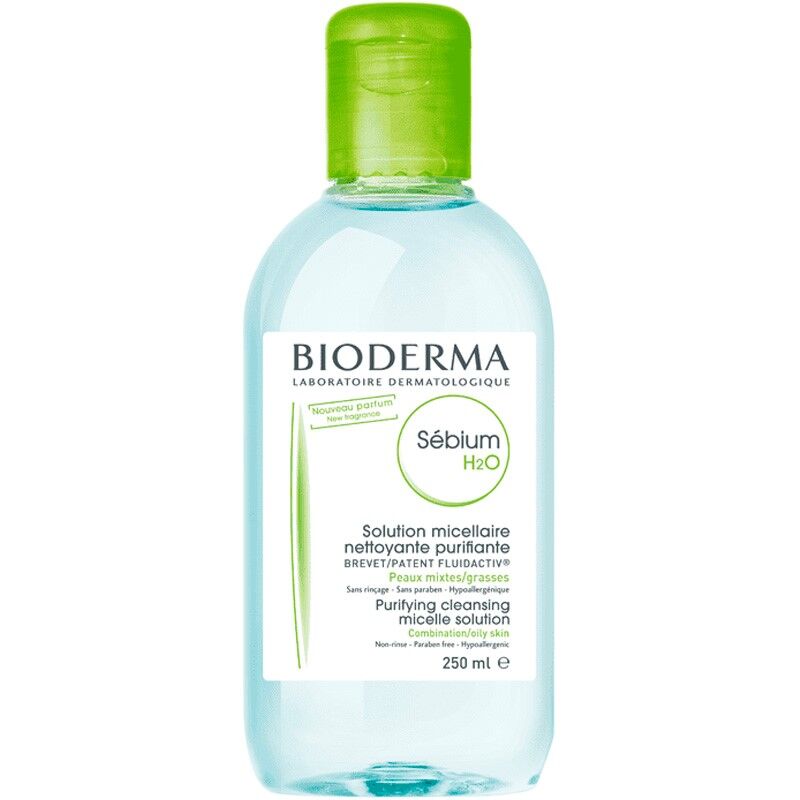 Bioderma Sebium H2O Solución Micelar Limpieza Piel Grasa Acnéica 250mL