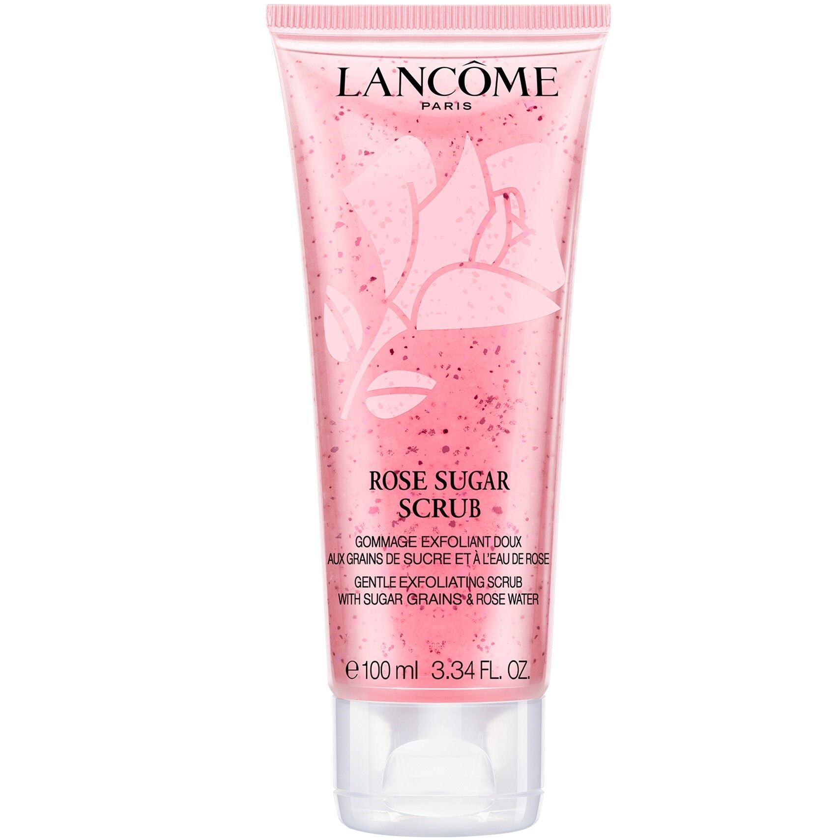 Lancôme Confort Exfoliante con granos de azúcar y agua de rosas 100mL