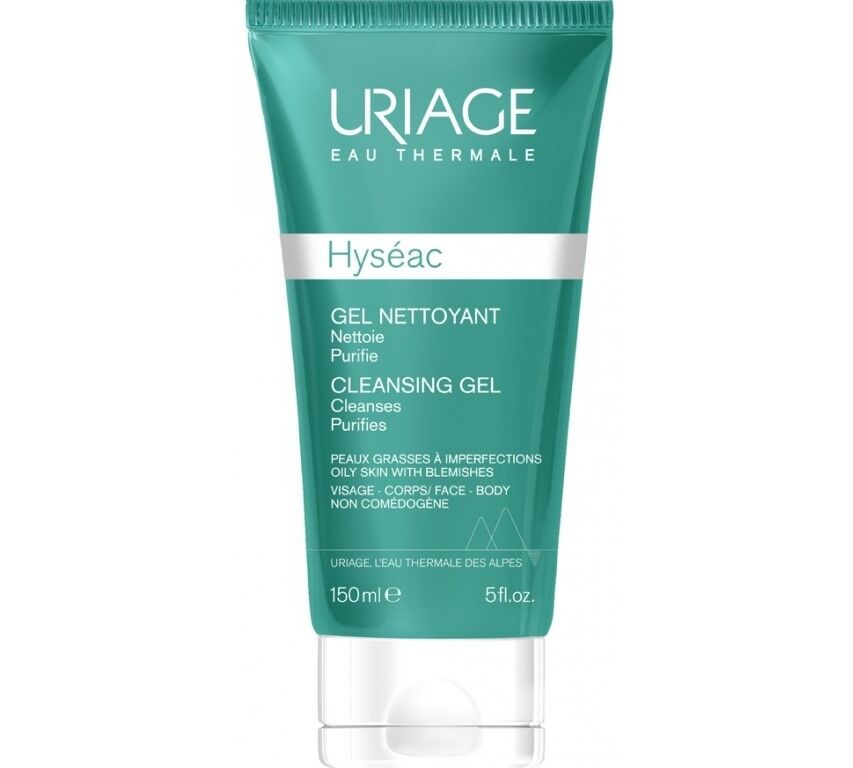 Uriage Gel Limpiador Hyséac , Pieles Grasas a Mixtas 150mL