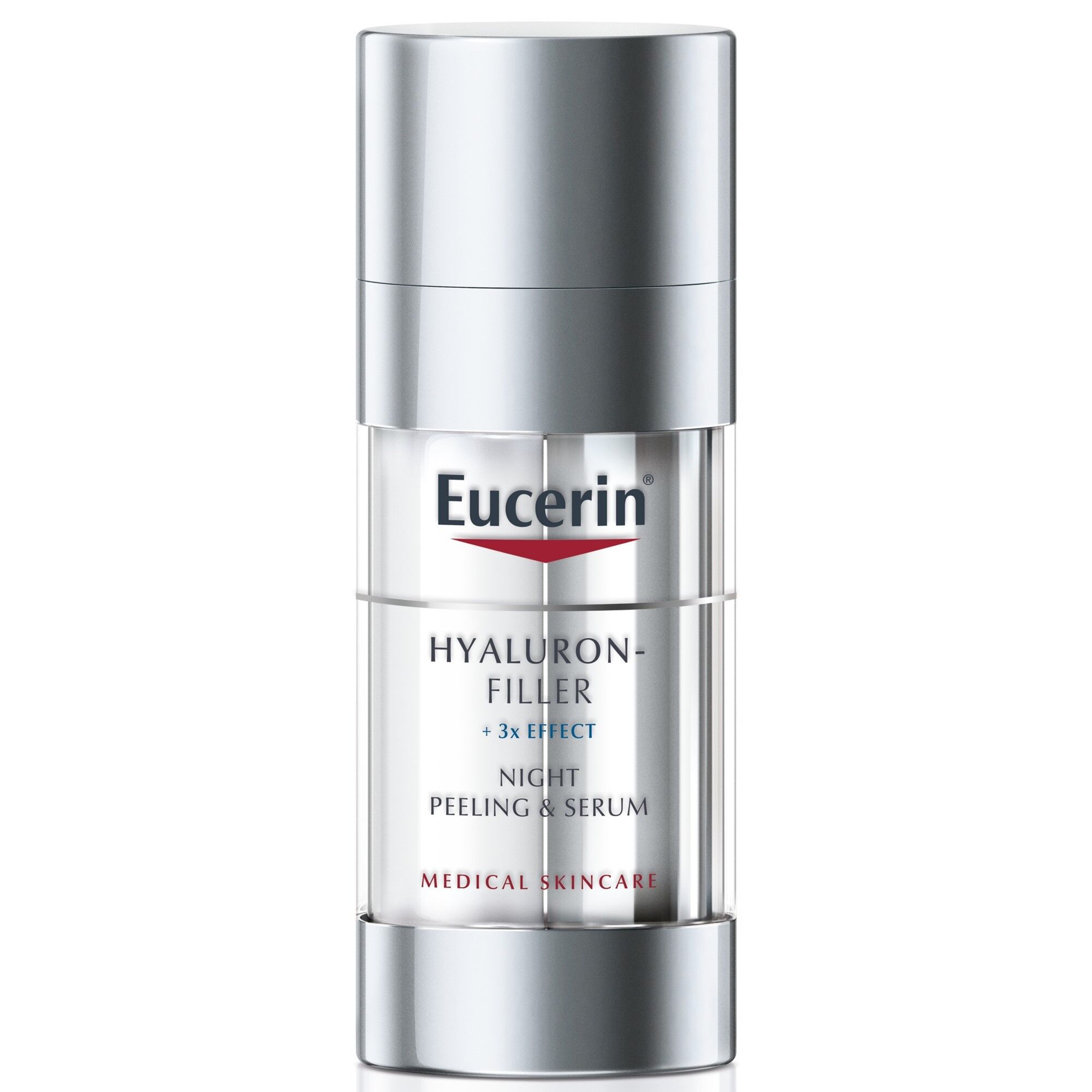 Eucerin Exfoliante y suero de noche efecto 3x Hyaluron-Filler 30mL