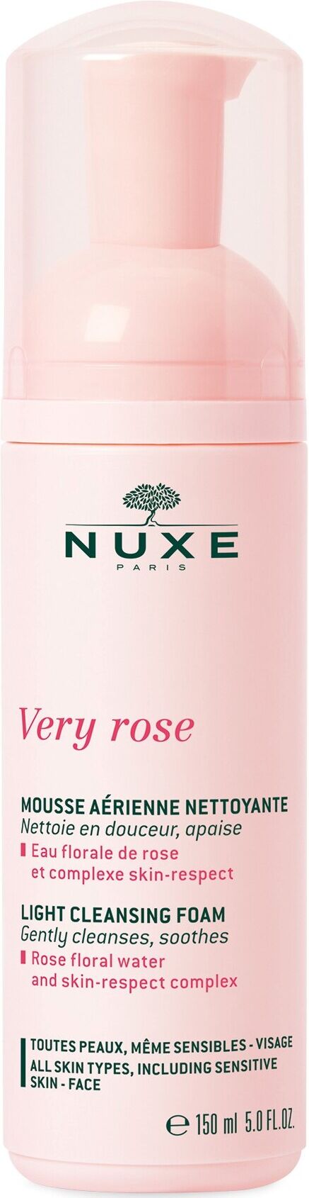 Nuxe Espuma limpiadora ligera Very Rose 150mL