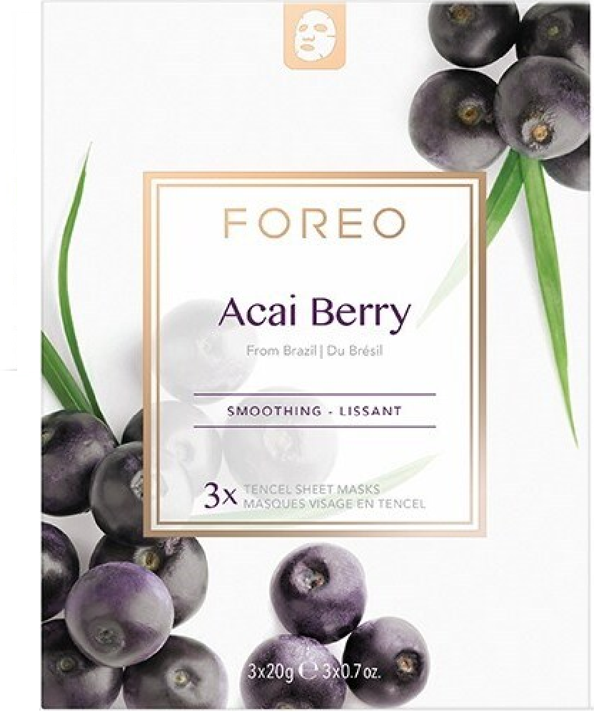 Foreo Mascarillas Farm to Face Açaí Berry 3x20g