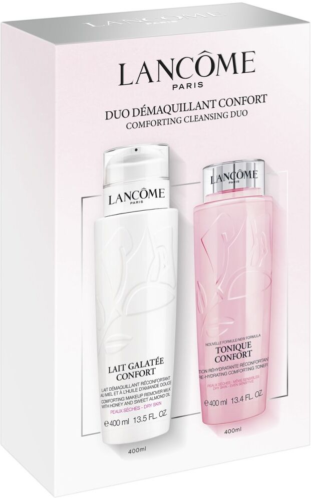 Lancôme Galatée Confort Crema limpiadora lechosa reconfortante para pieles secasGalatée Confort Leche limpiadora 400 ml Confort Tónico 400 ml 1&nbsp;un.