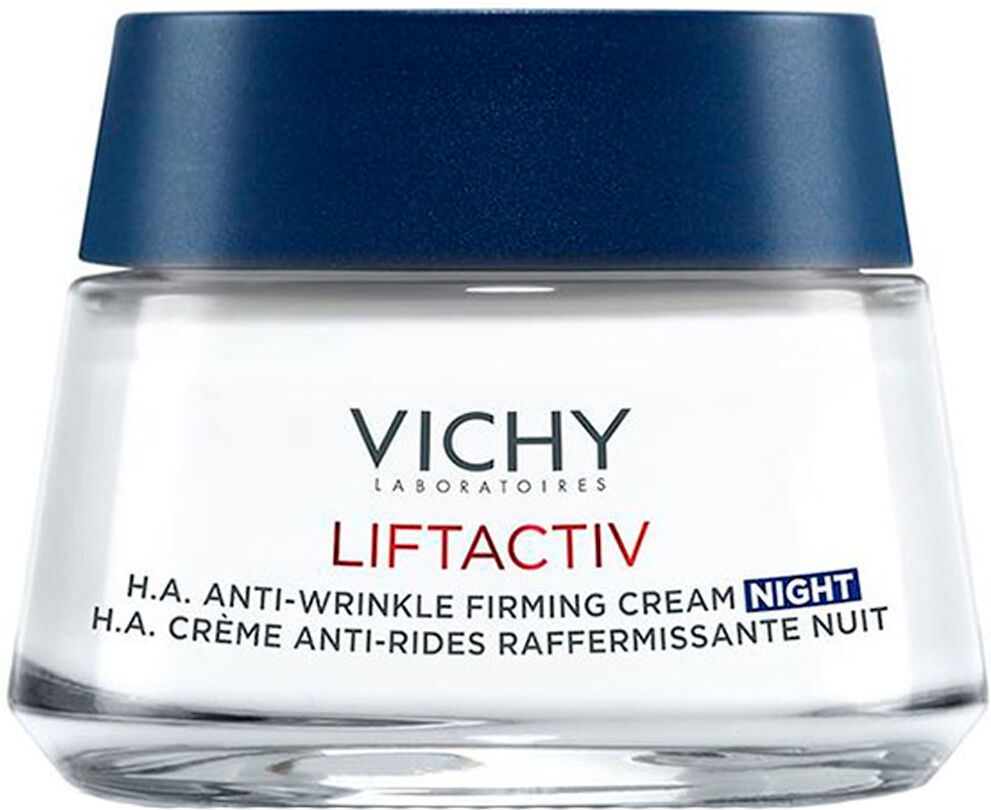 Vichy Liftactiv H.A. Cuidado de noche antiarrugas y reafirmante para todo tipo de pieles 50mL