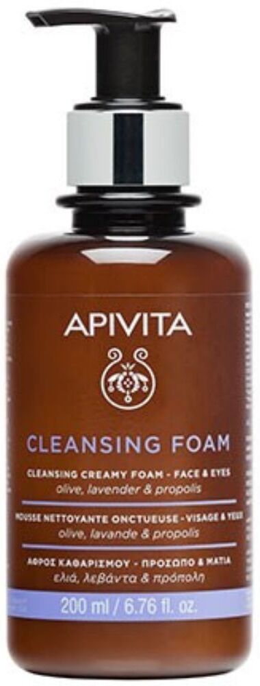 Apivita Espuma limpiadora para cara y ojos 200mL