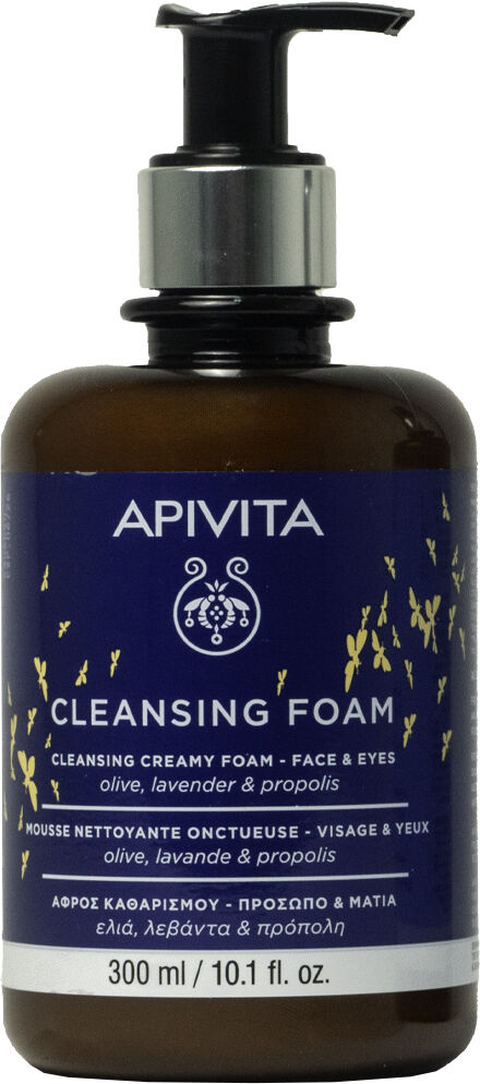 Apivita Espuma limpiadora para cara y ojos 300mL