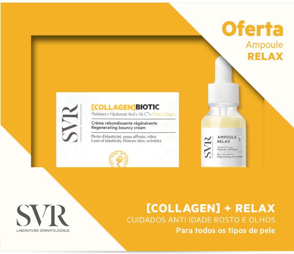 SVR Crema [Colágeno] Biotic Regeneradora de Resplandor[Colágeno] Biotic Crema Regeneradora de Resplandor 50mL Ampoule Relax 15mL 1&nbsp;un.