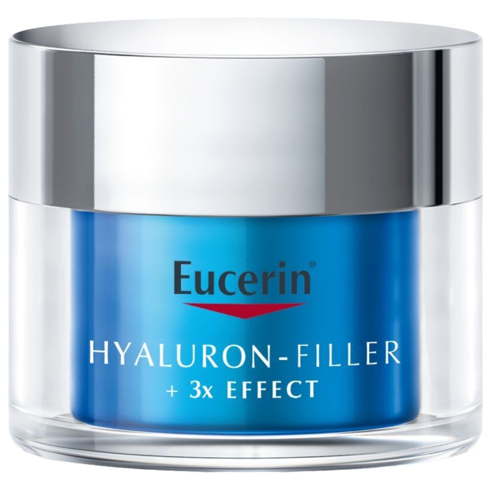 Eucerin Hyaluron-Filler 3x Efecto potenciador de la hidratación de noche ultraligero 50mL