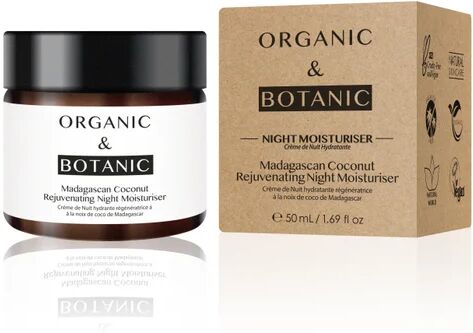 ORGANIC y BOTANIC Organic & Botanic Hidratante De Noche Coco Energizante 50ml