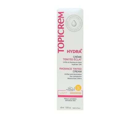 Topicrem Hydra+ Radiance Tinted Cream Light 40ml