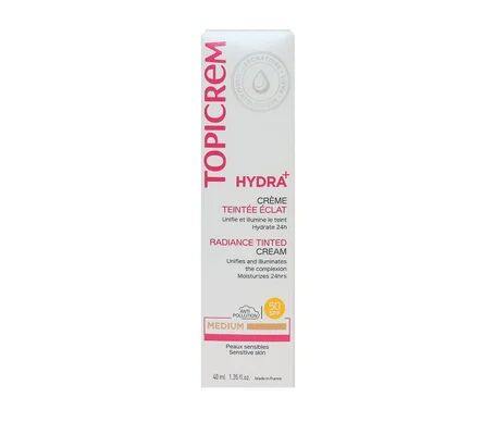 Topicrem Hydra+ Radiance Tinted Cream Medium 40ml