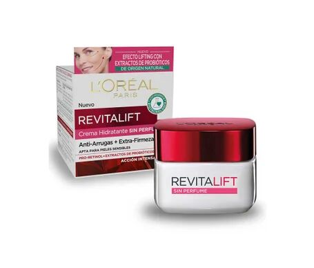 L'Oréal Revitalift Sin Perfume Piel Sensible Antiarrugas SPF15 50ml