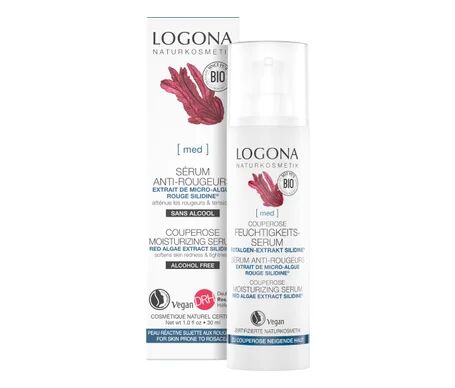 LOGONA Sérum Hidratante Cuperosis Alga Roja 30ml