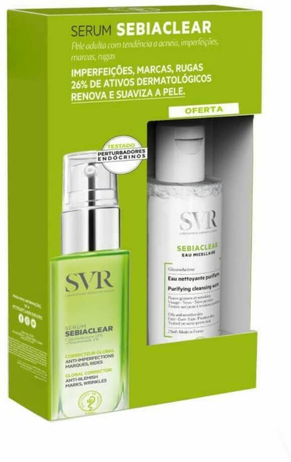 SVR Sebiaclear Serum 30 ml + Agua Micelar gratuita Sebiaclear 75 ml