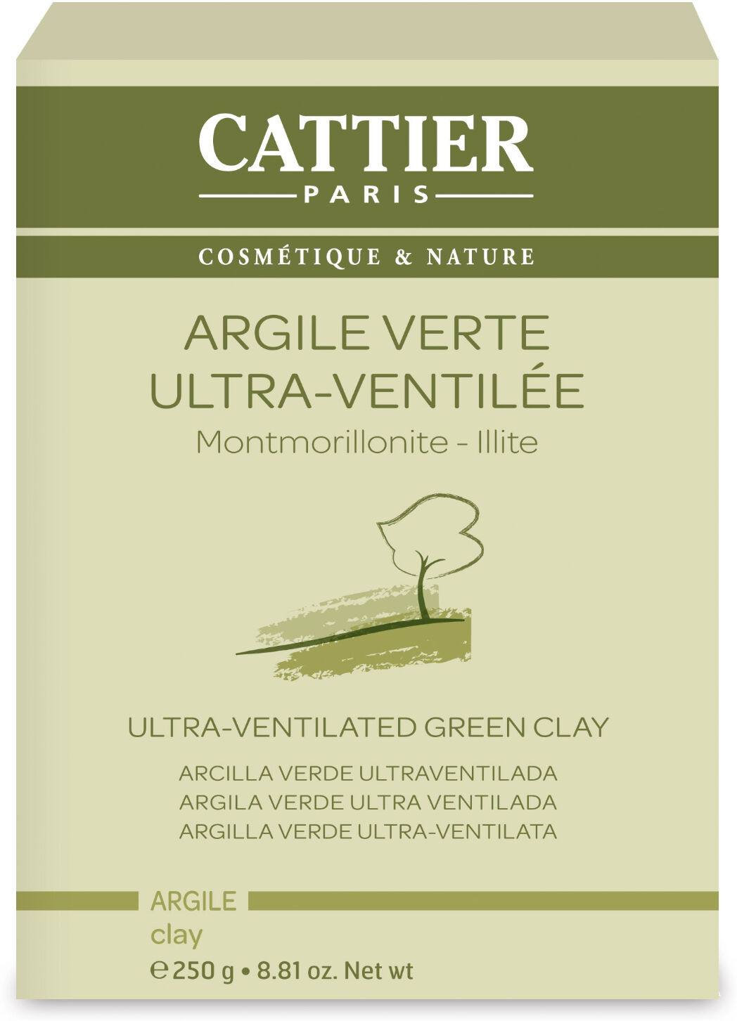 Cattier Arcilla verde ultraventilada