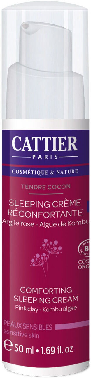 Cattier Crema de noche Tendre Cocon para pieles sensibles