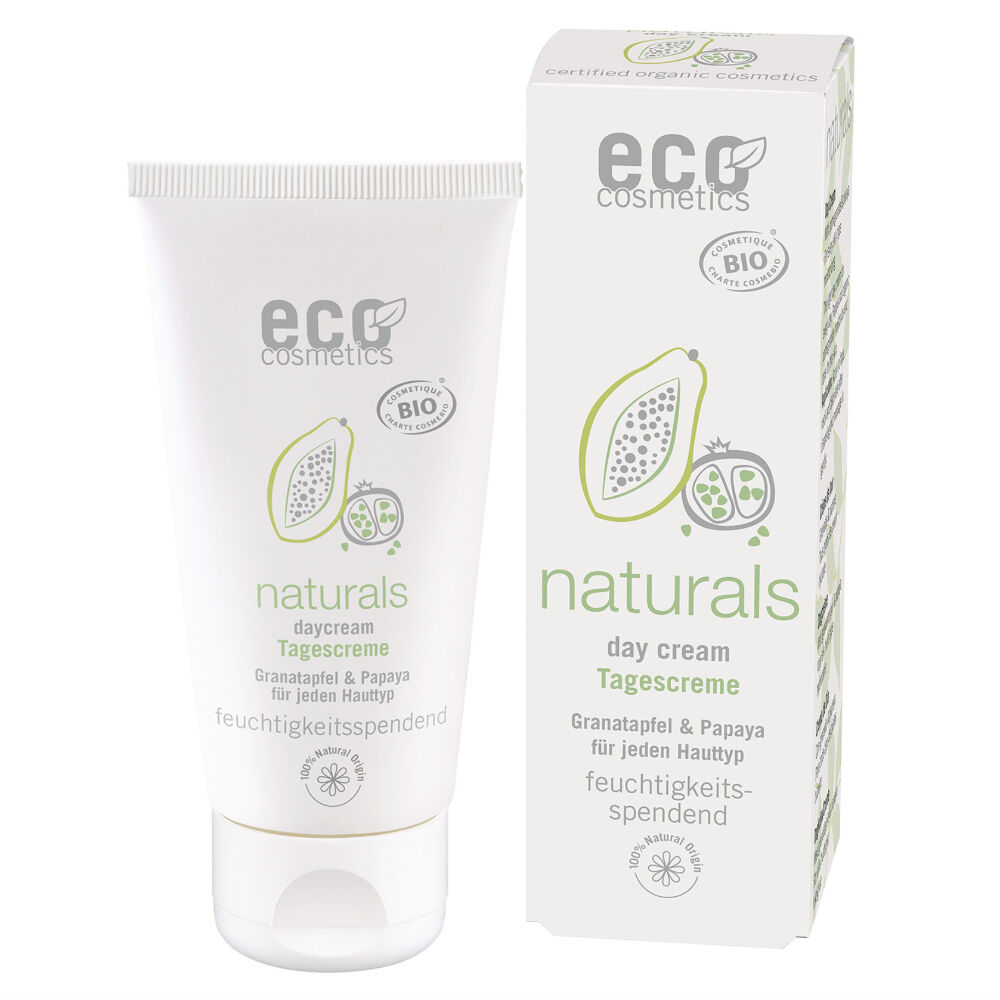 Eco Cosmetics Crema de día hidratante con Granada y Papaya Eco Naturals