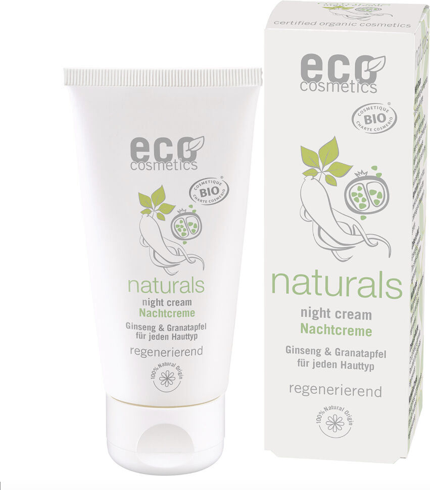 Eco Cosmetics Crema de noche protectora con Ginseng y Granada Eco Naturals