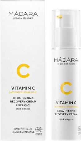 Mádara Crema Iluminadora de Recuperación con Vitamina C